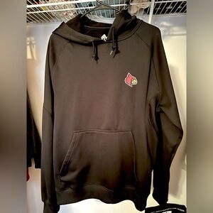 Adidas Black Louisville Cardinals Men's Hoodie